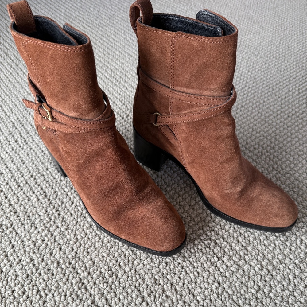 Rag & Bone Suede Ankle Boots - Picture 4 of 8